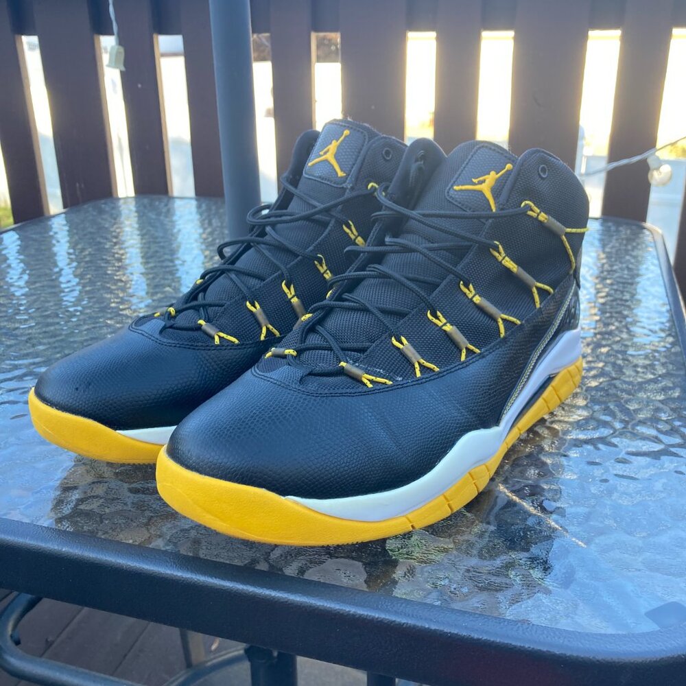 Jordan Prime Flight Black Varsity Maize Men's Size 13